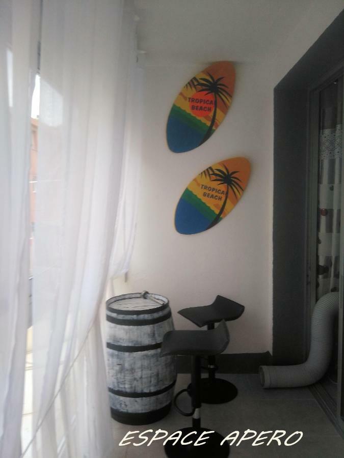 Canet Centre Ville Et Plage - Equipe Avec Climatisation Bagian luar foto